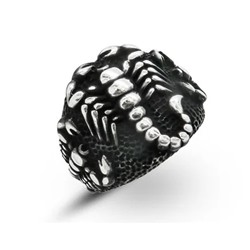 Мужское кольцо из серебра без вставки, ТМК-32