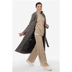 01-11082 Пальто женское демисезонное (пояс)