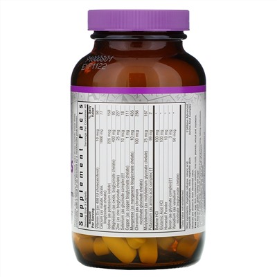 Bluebonnet Nutrition, Хелатные мультиминералы, без железа, 120 капсул