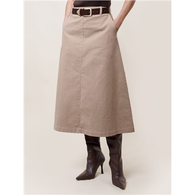 Юбка  из эластичного микро-вельвета