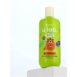 Детский шампунь-гель-пена 3в1 «Монстрики», 400 мл, аромат сладкая яблочная зефирка, ULAB