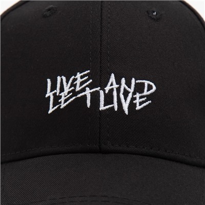 Бейсболка MINAKU, чёрная, размер 56-58