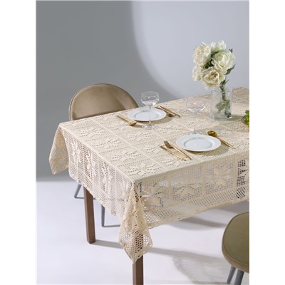 Скатерть «Этель. Ажур», 85×85±5 см