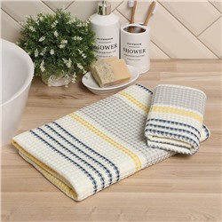 Набор полотенец LoveLife «Waffle» (2 шт.:70×140 см, 33×74 см) Вид 1.100% хлопок, 280 г/м²