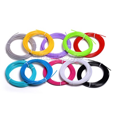 Набор пластика для ручки 3D (10 цветов по 10 м)