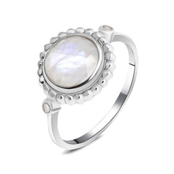 Кольцо, лунный камень, Мадейра