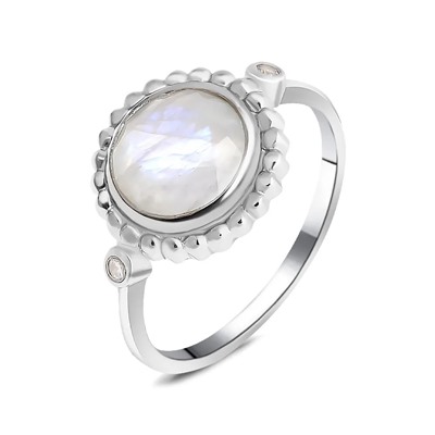 Кольцо, лунный камень, Мадейра