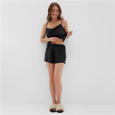 Пижама женская (майка, шорты) KAFTAN Black series, размер 40-42