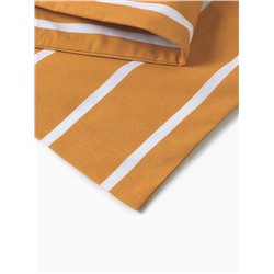Пододеяльник 2-спальный «Этель» Mustard stripes, 175×215 см, поплин