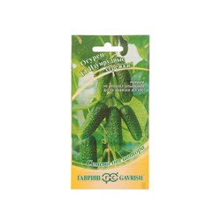 Семена Огурец «Изумрудные сережки» F1, корнишон, раннеспелый, партенокарпический, 10 шт., «Гавриш»