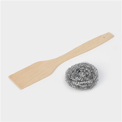 Жаровня Wild Kitchen, 3 л, d=26 см, лопатка и губка в комплекте. чугун