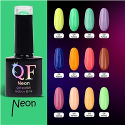Гель лак для ногтей, неоновый, трехфазный, 8 мл, LED/UV, зелёный (19)
