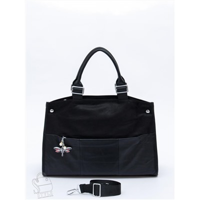 Сумка дорожная 8003-2Y black Polina&Eiterou в Новосибирске