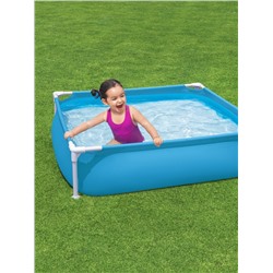 Бассейн каркасный Bestway Steel Pro, 122×122×30.5 см, от 2 лет, 56217