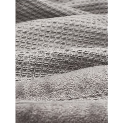 Полотенце махровое LoveLife «Макан» 70×130 см, серое, 100% хлопок, 480 г/м²