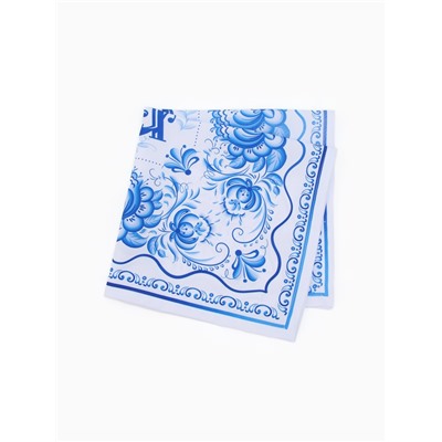 Салфетка пасхальная на стол «Гжель ХВ» 65×65 см