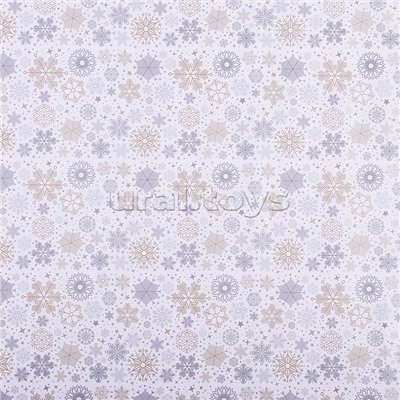 Упаковочная бумага повышенной плотности.МИКС рулон в термоусадочной пленке Размер 70х100 см.