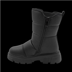 Сапоги на меху 3103В-1 черные