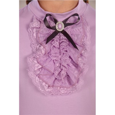 Блузка для девочки Лилия 13156 (Светло-сиреневый)