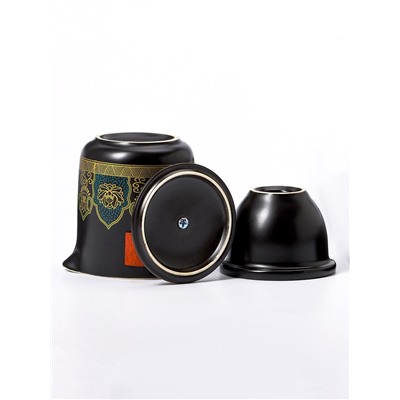 Набор для чайной церемонии ДЖЕКИЧАЙ «Абико», 6 предметов, на 3 персоны, чашка 50 мл, чайник 285 мл, чёрный