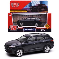 Машина металл Haval f7 10,5 см, (черный) инерц, в коробке