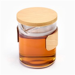 Набор для чайной церемонии ДЖЕКИЧАЙ «Цзиси», 4 предмета, на 2 персоны, чашка, чайник, стекло