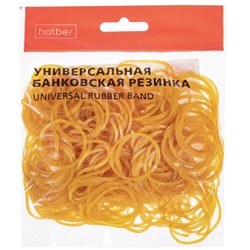 Резинка для денег   50гр 25мм натуральная в пакете (083933) Хатбер