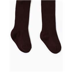 Колготки детские с лямками MINAKU, рост 62-68 см, коричневые