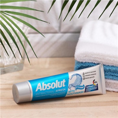 Зубная паста «ABSOLUT» antibacterial 4FRESH, 110 г