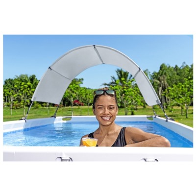 Навес для каркасного бассейна шириной бортов 210-340 см, 58746 Bestway