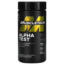 Muscletech, Alpha Test, 120 Capsules