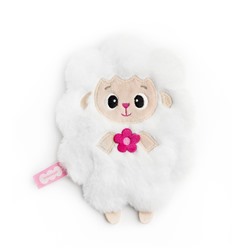 Развивающая игрушка-грелка «Овечка с цветком», с вишнёвыми косточками, 18 см