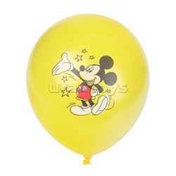 Латексные шары - набор 5 шт. "Микки маус" цветное