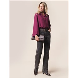 Прямые джинсы из эластичного денима