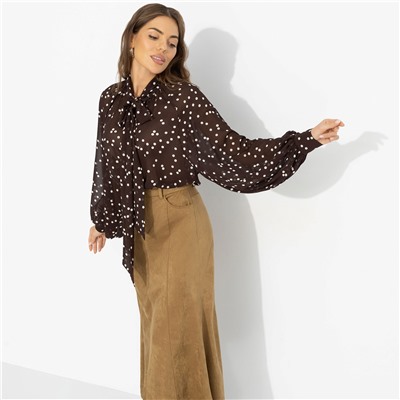 Блуза для нескучного офиса, Привлекаю удачу (американо)