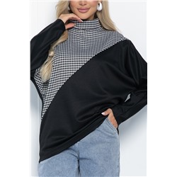 Блуза Нелли (черная) Б11250