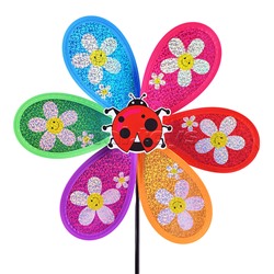 Ветерок "Цветочек с бабочкой" в пакете