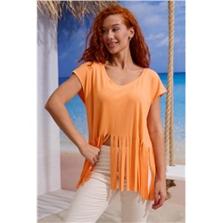 7494 футболка женская (Персик)