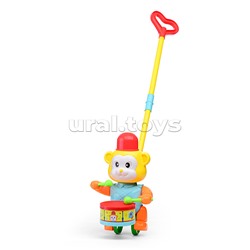 Каталка "Обезьянка барабанщик" в сетке