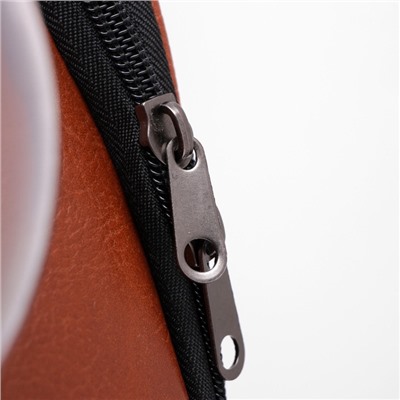 Рюкзак для переноски кошек и собак «Элеганс», с окном, 32×18×37 см, коричневый