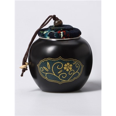 Набор для чайной церемонии ДЖЕКИЧАЙ «Никахо», 7 предметов, на 4 персоны, чашка 50 мл, чайник 285 мл, керамика, чёрный