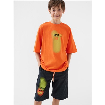 Комплект трикотажный для мальчиков: фуфайка (футболка), шорты