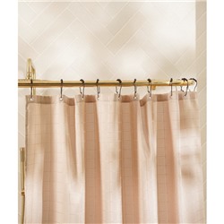 Штора для ванной «Софт Мист», с люверсами, 180×180 см, полиэстер, бежевая