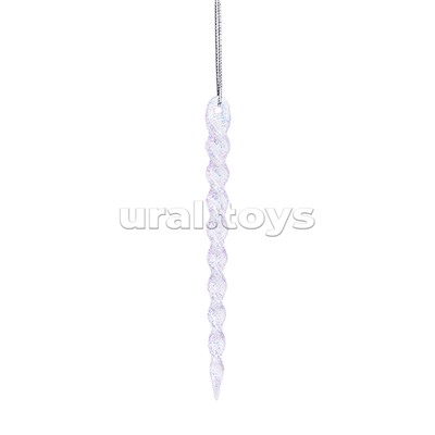 Набор новогодних украшений "Льдинки счастья" (6шт х 13 см)