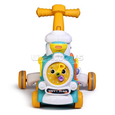 Игровой центр-Каталка "Маленький поезд №2" со спреем, в коробке