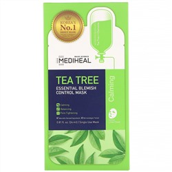 Mediheal, чайное дерево, маска для устранения дефектов кожи лица, 5 шт., по 24 мл (0,81 жидк. унции)