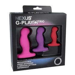 Набор из 3 цветных вибровтулок Nexus G-Play+ Trio