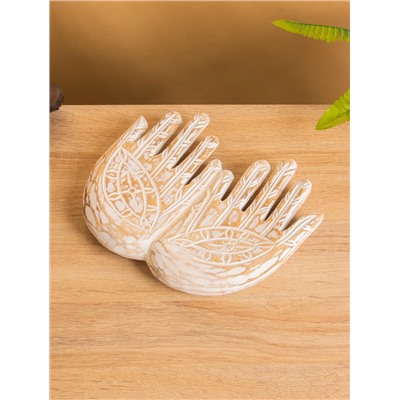 Сувенир интерьерный «Ладошки», 23×20×4 см, дерево