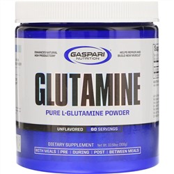 Gaspari Nutrition, Глютамин, без ароматизаторов, 10,58 унций (300 г)