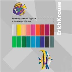 Пластилин ErichKrause «Классический», 18 цветов, 288 г, в картонной упаковке